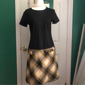Ann Taylor plaid dress size small